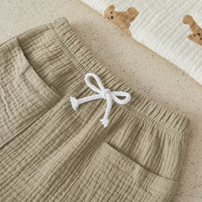 Conjunto Infantil menino estampado ursinho, Conjunto infantil masculino casual, conjunto infantil camisa/short ursinho, conjunto infantil de verão, conjunto infantil casual, conjunto infantil menino