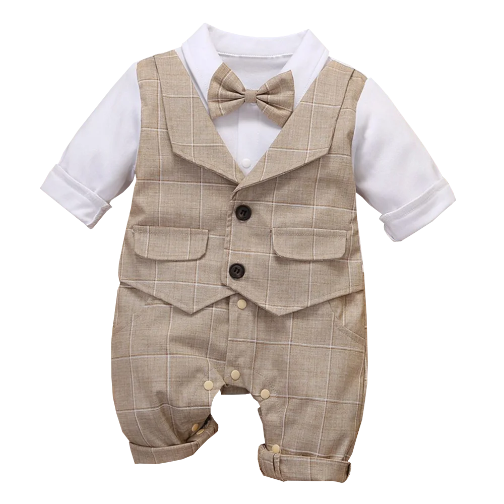 Macacão social bebê masculino, Roupa de festa bebê menino, Macacão bebê com colete, Roupa elegante infantil masculino, Macacão bebê para batizado
