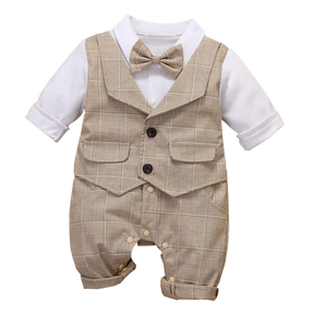 Macacão social bebê masculino, Roupa de festa bebê menino, Macacão bebê com colete, Roupa elegante infantil masculino, Macacão bebê para batizado