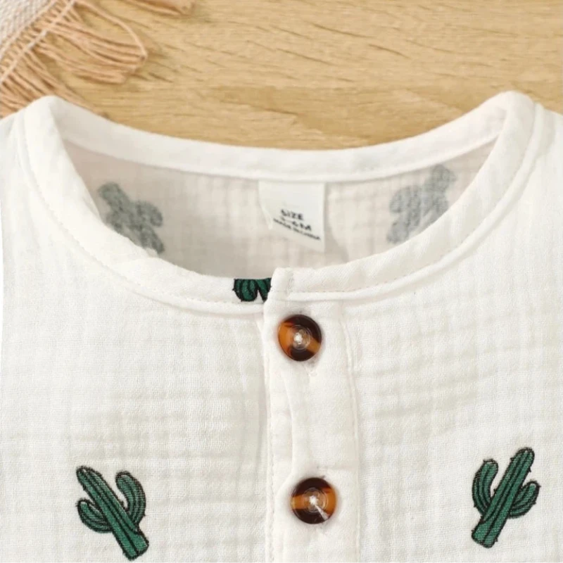 Conjunto Infantil Masculino Camisa/Short Casual Estampado Bambino