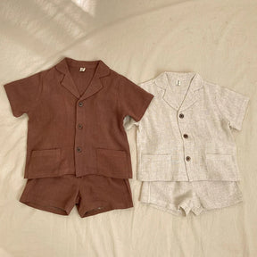 Conjunto infantil masculino, conjunto infantil camisa/short listrado, conjunto infantil de verão, conjunto infantil casual, conjunto infantil menino