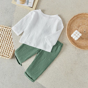 Conjunto infantil masculino verde, conjunto infantil camisa manga comprida/calça, conjunto infantil de verão, conjunto infantil casual verde, conjunto infantil menino verde