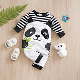 macacão bebe masculino, macacão bebe menino, macacão recém nascido, macacao de bebe, macacão bebê, macacão preto e branco, macacão panda, macacão de urso panda, macacão fofo, macacão de menino