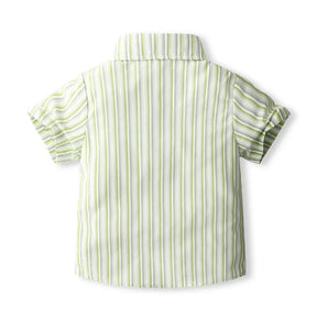 conjunto infantil masculino social, conjunto bebê social verde, roupa infantil com suspensório, conjunto menino elegante, roupa social menino festa