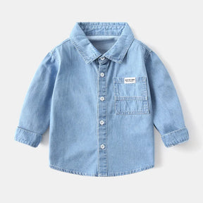 Camisa Infantil menino jeans, camisa infantil jeans para menino, camisa infantil masculina estilo jeans, camisa infantil casual jeans