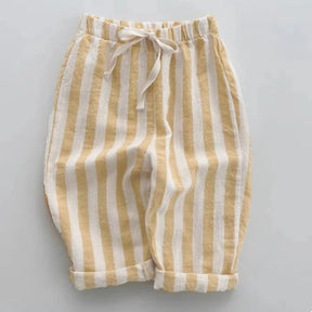 Calça infantil, calça infantil masculina, calça infantil listrada, calça infantil masculina larga, calça masculina listrada para menino, calça infantil de linho, calça de menino