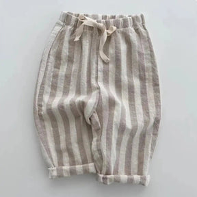 Calça infantil, calça infantil masculina, calça infantil listrada, calça infantil masculina larga, calça masculina listrada para menino, calça infantil de linho, calça de menino