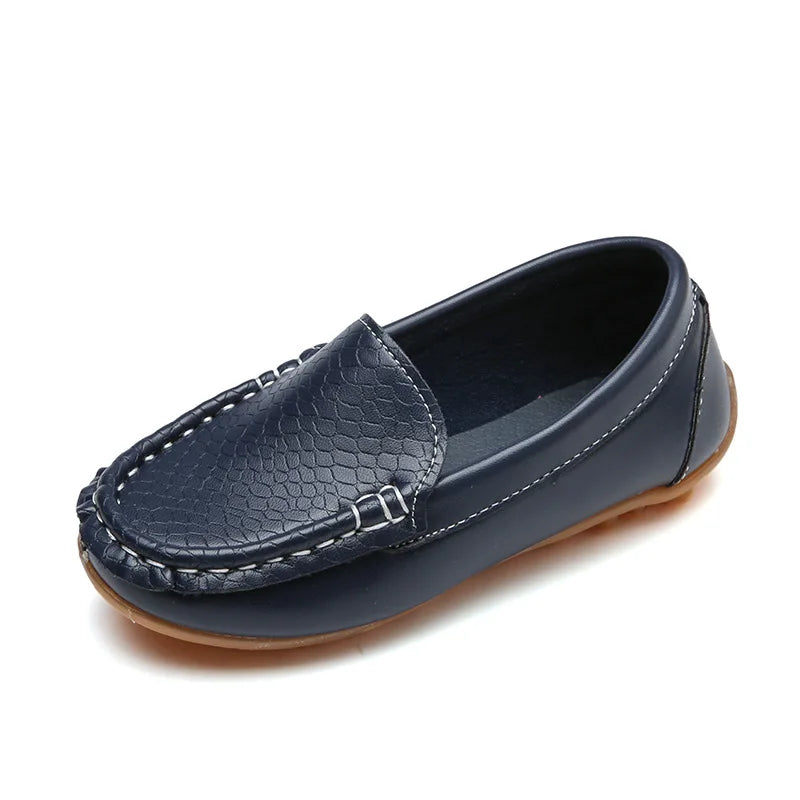 Mocassim Infantil Masculino Estilo Couro Bambino
