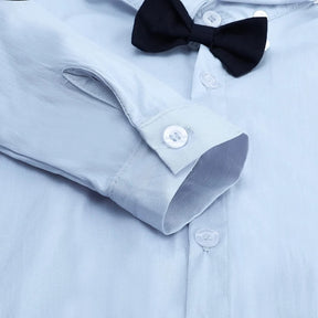 Body Bebê Camisa Social com Gravata Borboleta Bambino