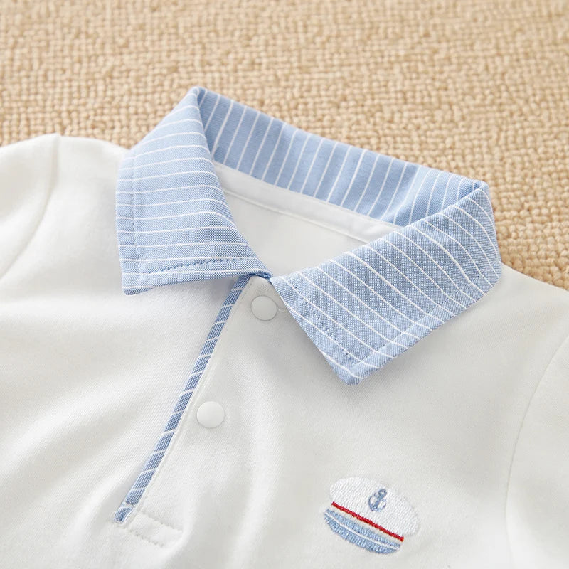 macacão bebê masculino, roupa social bebê, macacão polo bebê, look navy infantil, macacão elegante bebê