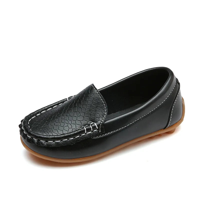Mocassim Infantil Masculino Estilo Couro Bambino
