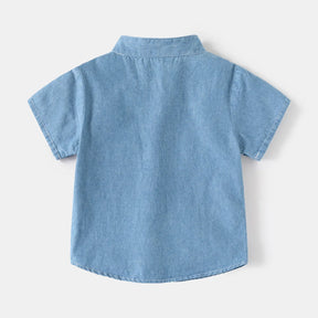 Camisa Infantil menino jeans, camisa infantil jeans para menino, camisa infantil masculina estilo jeans, camisa infantil casual jeans