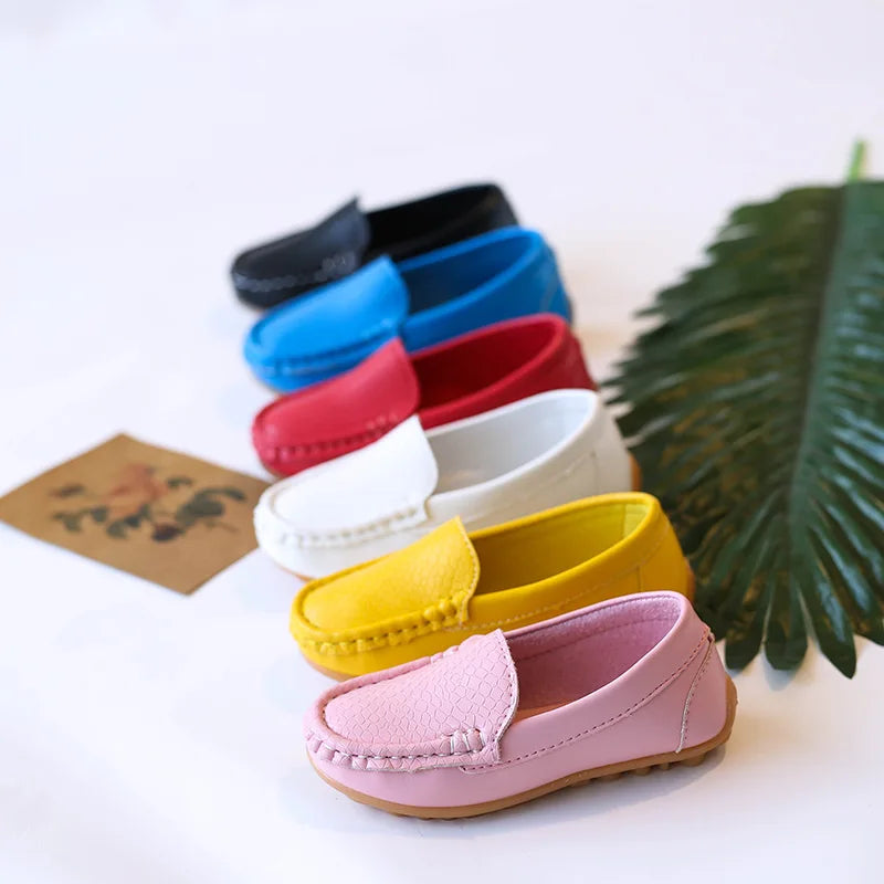 Mocassim Infantil Masculino Estilo Couro Bambino