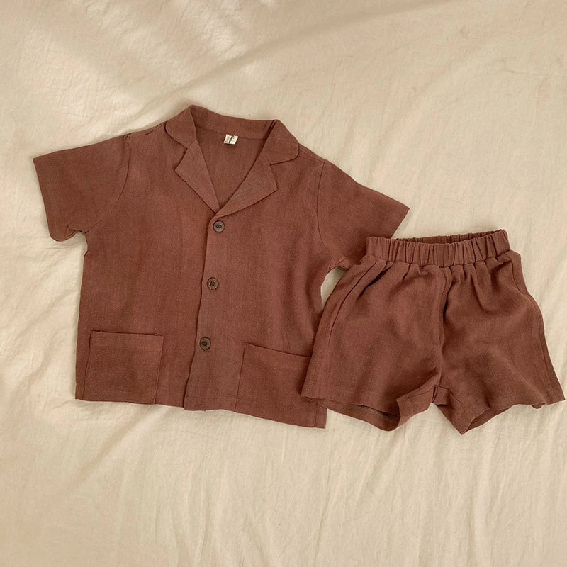 Conjunto infantil masculino, conjunto infantil camisa/short listrado, conjunto infantil de verão, conjunto infantil casual, conjunto infantil menino