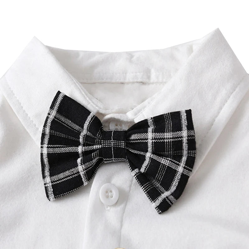 Conjunto Bebê Masculino Social Xadrez Classic Bambino