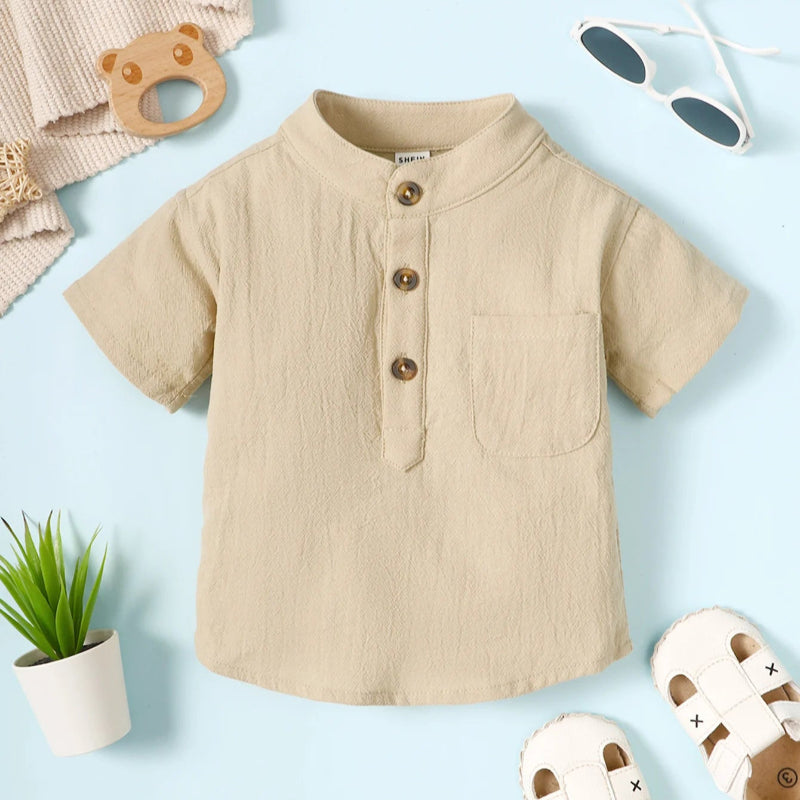Camisa infantil, camisa social infantil, camisa infantil de menino, camisa para menino, camisa de menino verão, camisa cáqui menino
