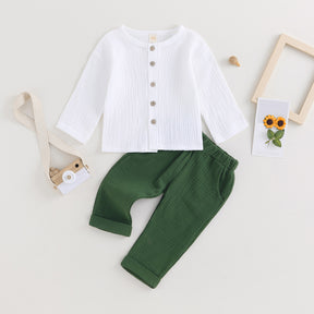 Conjunto infantil masculino verde, conjunto infantil camisa manga comprida/calça, conjunto infantil de verão, conjunto infantil casual verde, conjunto infantil menino verde
