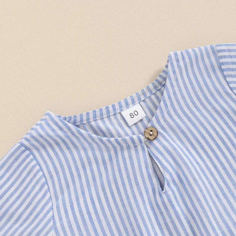 Conjunto menino listrado camisa/short, Conjunto infantil menino, conjunto infantil camisa/short, conjunto infantil de verão, conjunto infantil casual, conjunto infantil menino