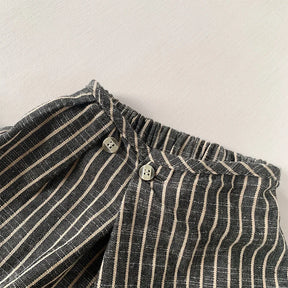 Calça infantil de menino, Calça infantil menino de linho, Calça infantil de menino listrada, Calça infantil masculina listrada, Calça infantil menino listrada de linho, Calça infantil menino de algodão