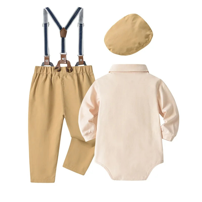 roupa de bebe menino bege, roupa infantil menino bege, conjunto infantil menino, conjunto de roupa infantil masculino, conjunto infantil masculino bege