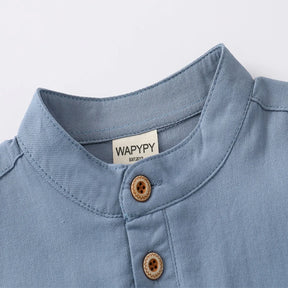 Camisa Infantil Menino Manga Curta de Algodão Bambino
