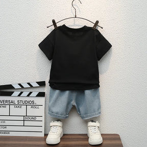 Conjunto infantil masculino astronauta, conjunto infantil camiseta/short, conjunto infantil de verão, conjunto infantil casual, conjunto infantil menino 