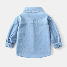 Camisa Infantil menino jeans, camisa infantil jeans para menino, camisa infantil masculina estilo jeans, camisa infantil casual jeans