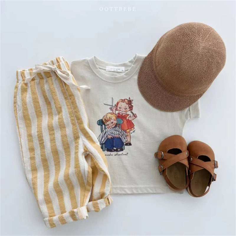 Calça infantil, calça infantil masculina, calça infantil listrada, calça infantil masculina larga, calça masculina listrada para menino, calça infantil de linho, calça de menino