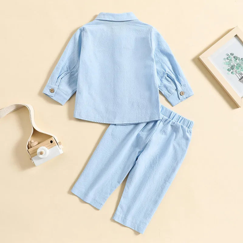 Conjunto infantil masculino, conjunto infantil camisa manga longa/calça, conjunto infantil de algodão, conjunto infantil casual, conjunto infantil menino