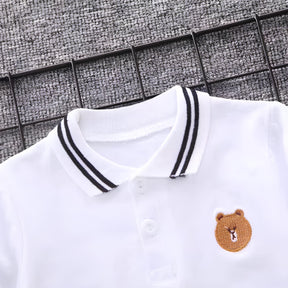 Conjunto Infantil Masculino de Verão Camisa Polo/Short Bambino